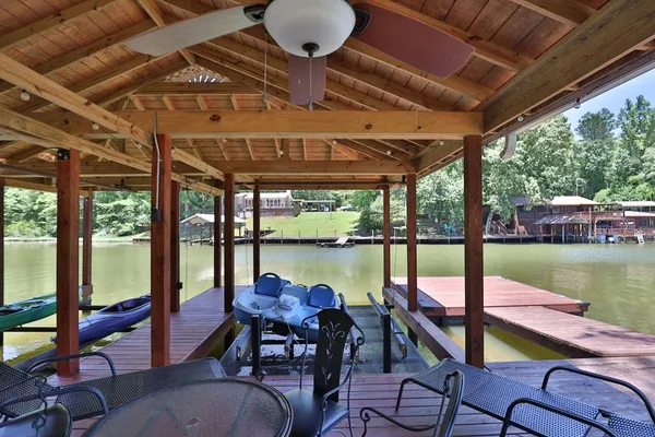 a outdoor space with chairs