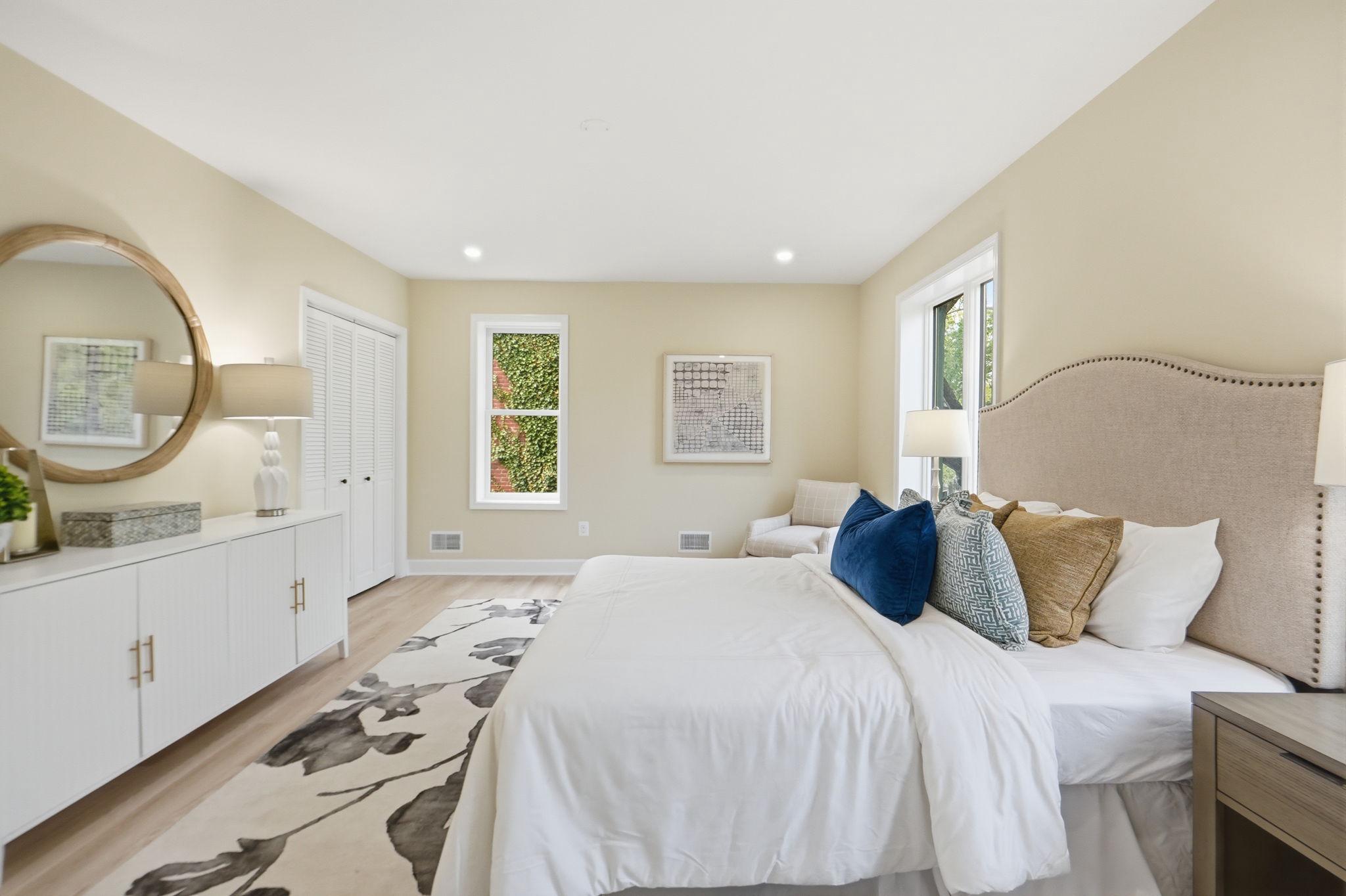 518 Columbia Road Northwest Washington, DC 20001 - Photo 15 of 35 Serene bedroom with natural light.
