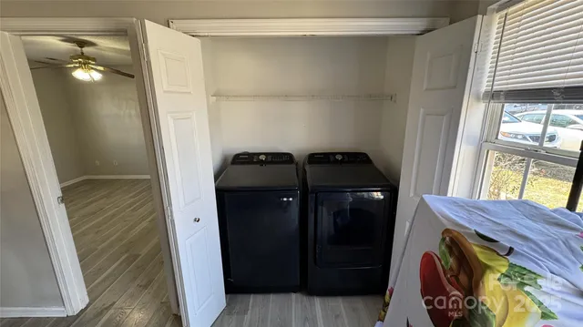 a view of walk in closet