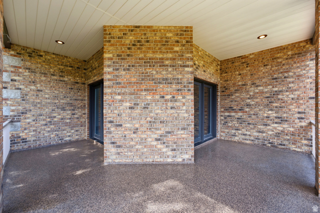 3535 Homestead Road Park City, UT 84098 - Photo 37 of 81 Expansive brick patio with a textured aggregate surface
