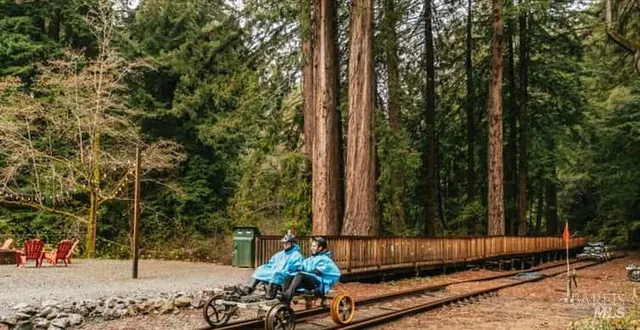 a view of a street with sitting area
