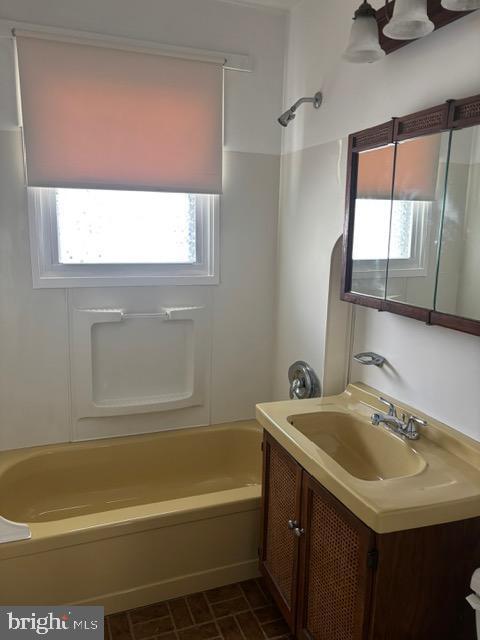 257 Newportville Road Croydon, PA 19021 - Photo 13 of 21 a bathroom with a sink and a bathtub