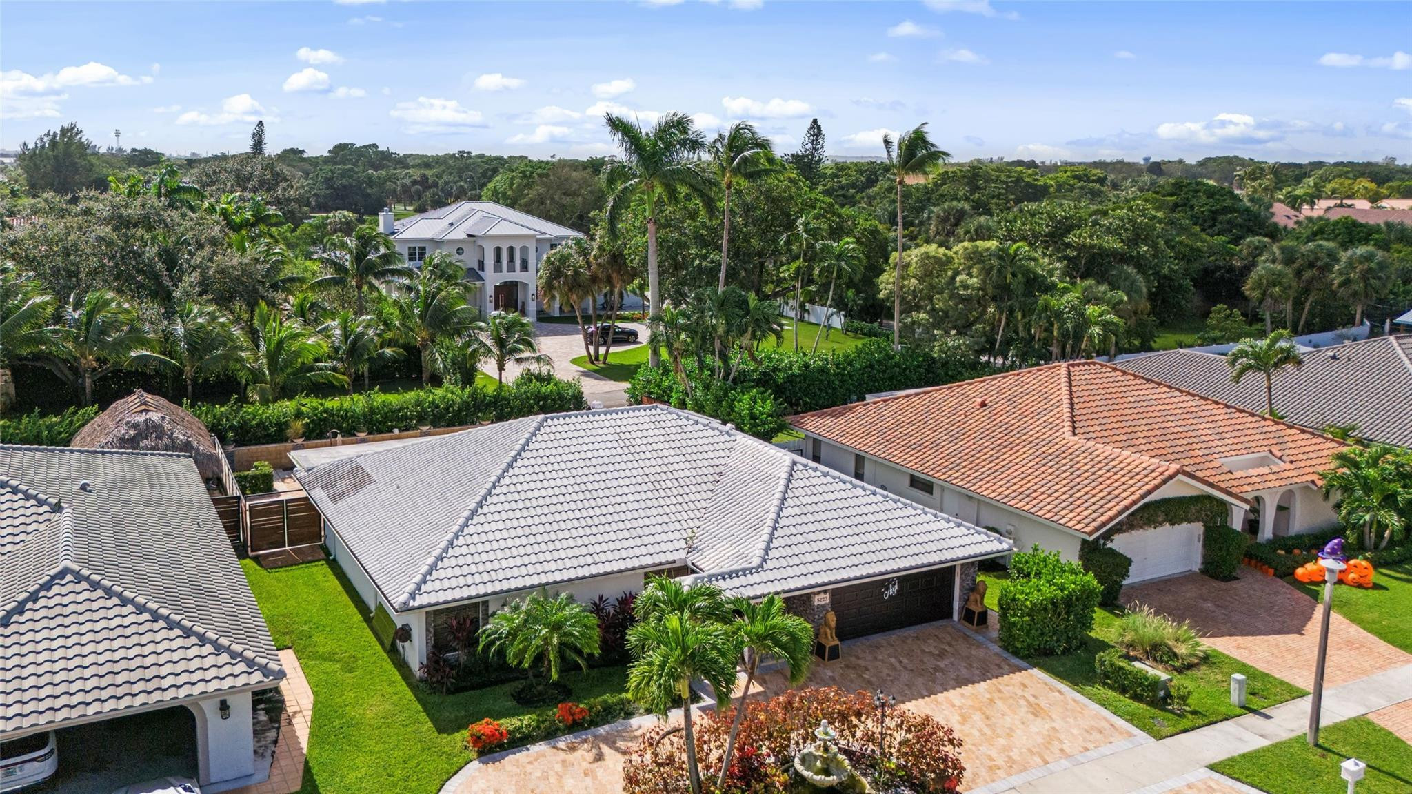 5223 Deerhurst Crescent Circle Boca Raton, FL 33486 - Photo 3 of 51 aerial view of a house with a yard