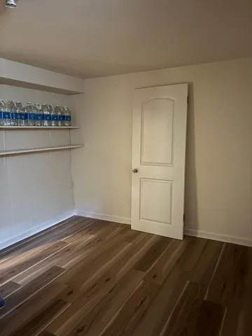 a view of wooden floor