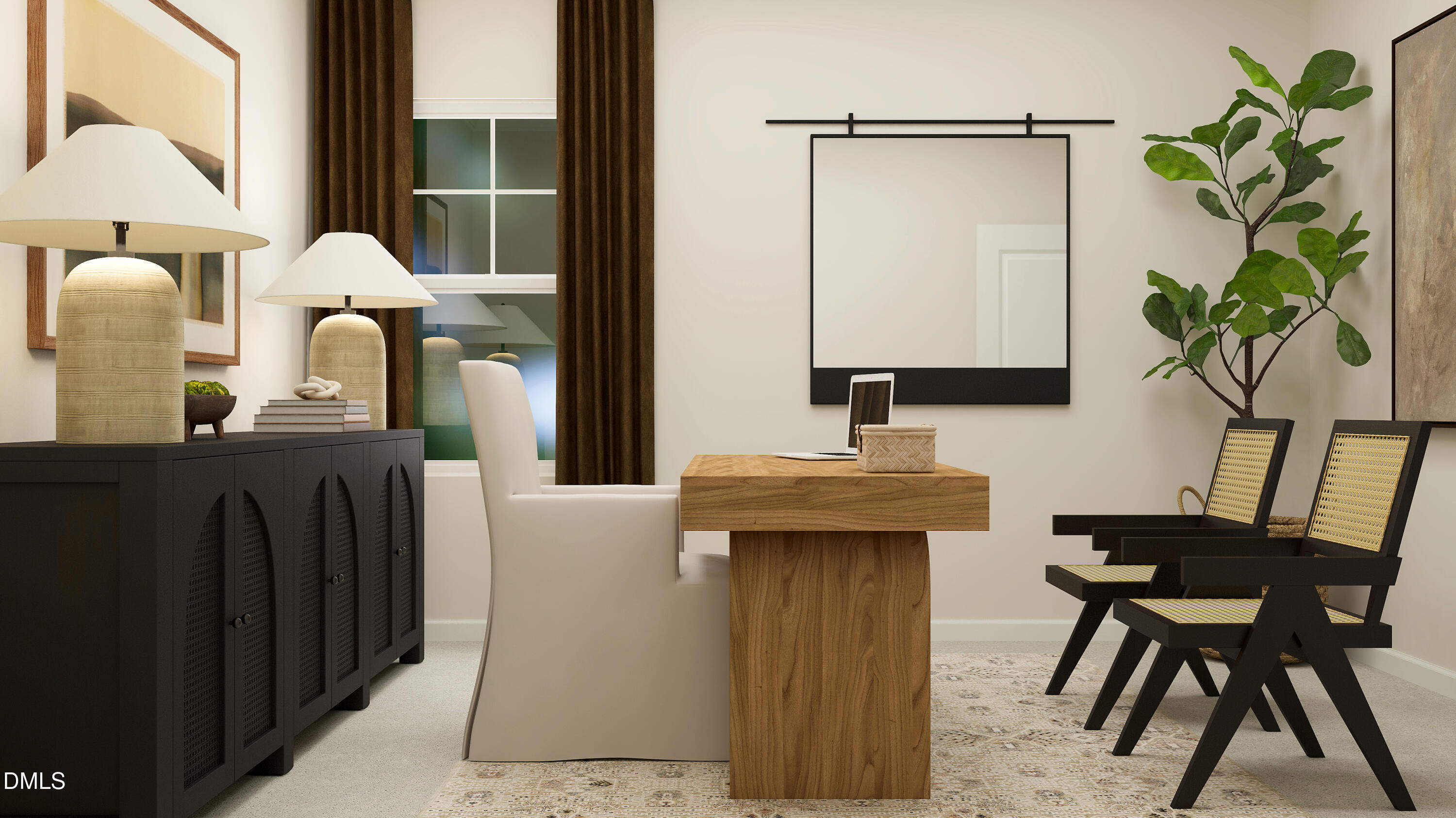 5826 Millstone Way Sims, NC 27880 - Photo 15 of 23 a view of a dining room with furniture window and wooden floor