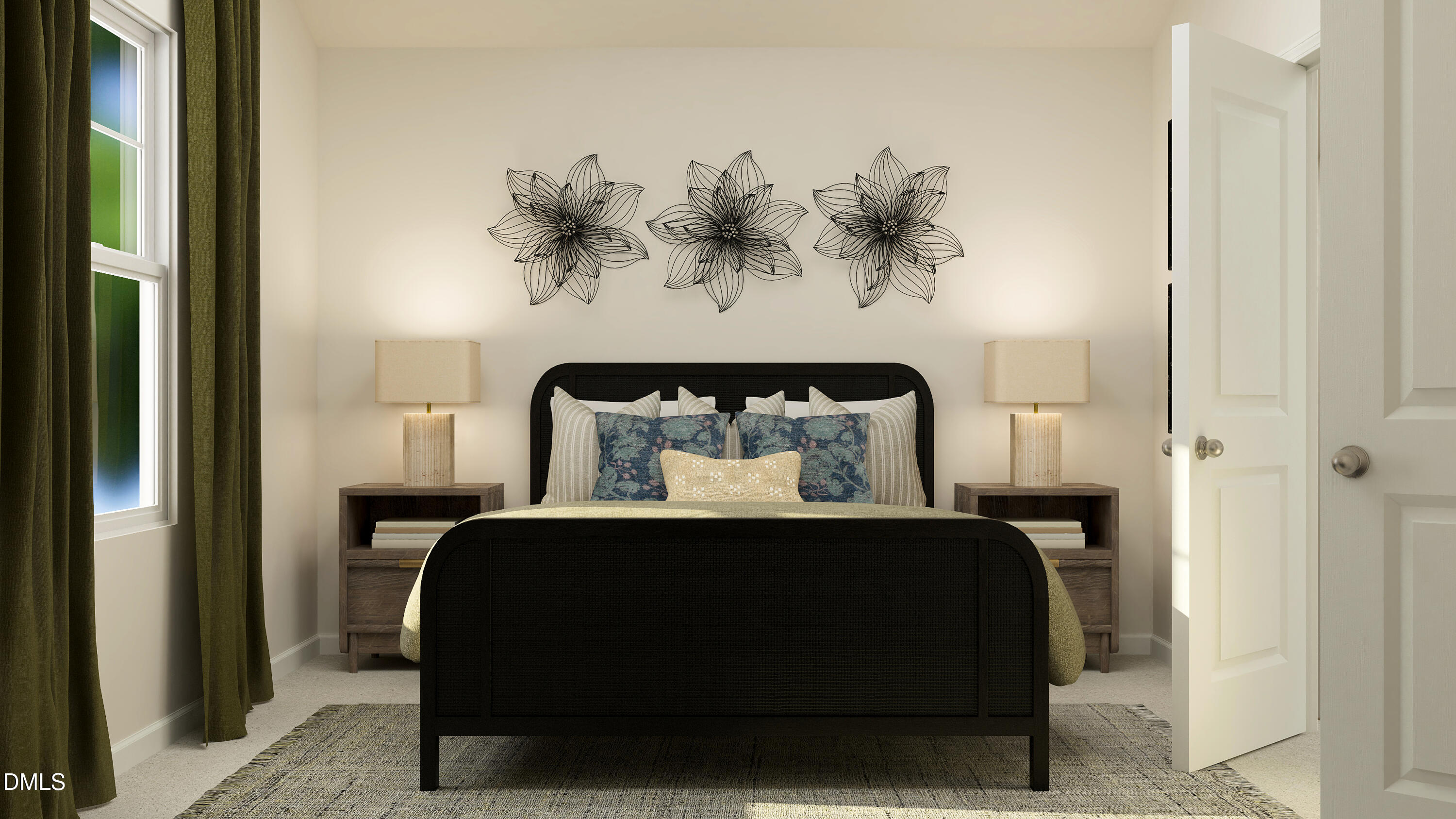 5826 Millstone Way Sims, NC 27880 - Photo 16 of 23 a bedroom with a bed and a painting on the wall