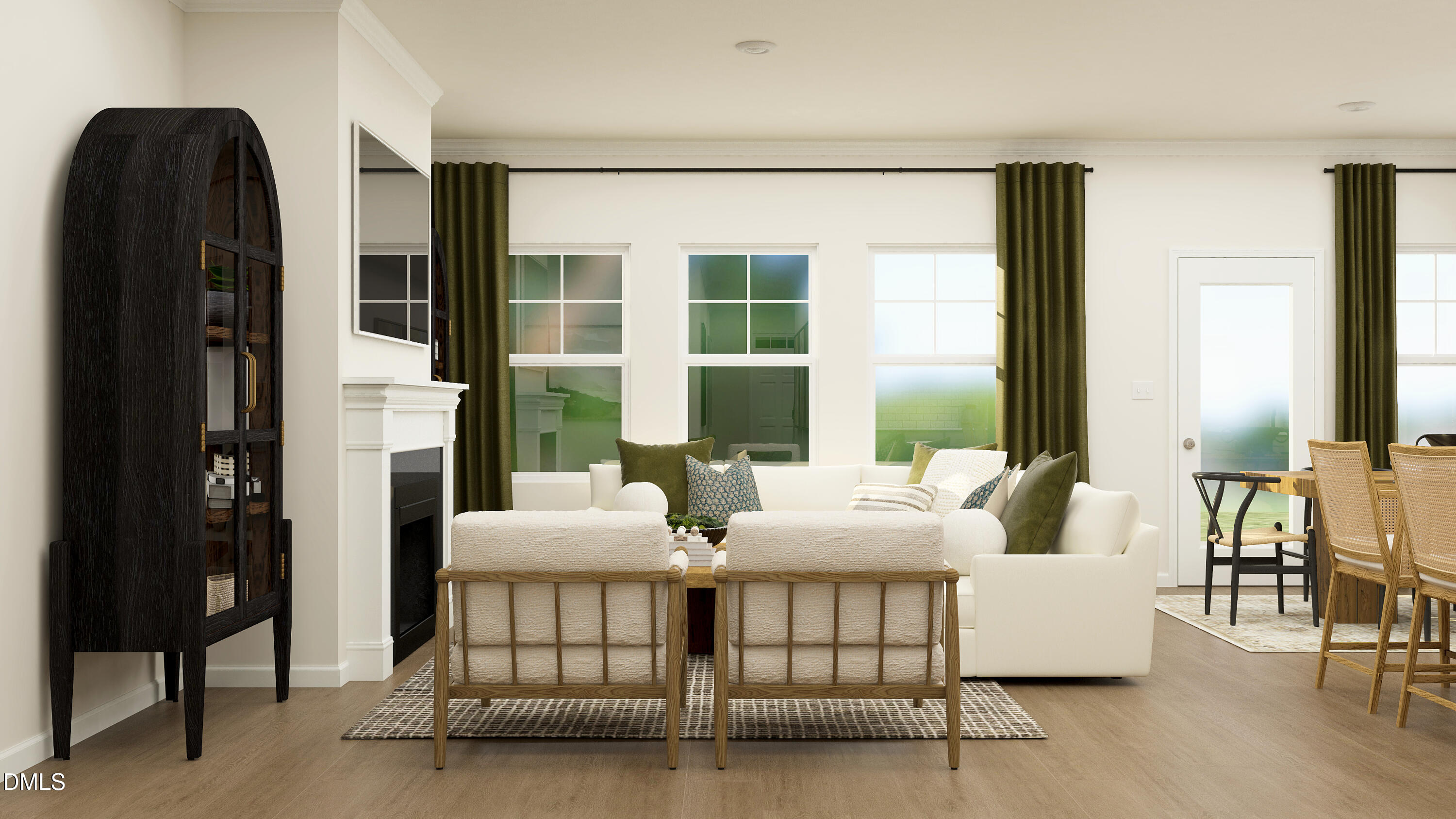 5826 Millstone Way Sims, NC 27880 - Photo 4 of 23 a living room with furniture and a large window