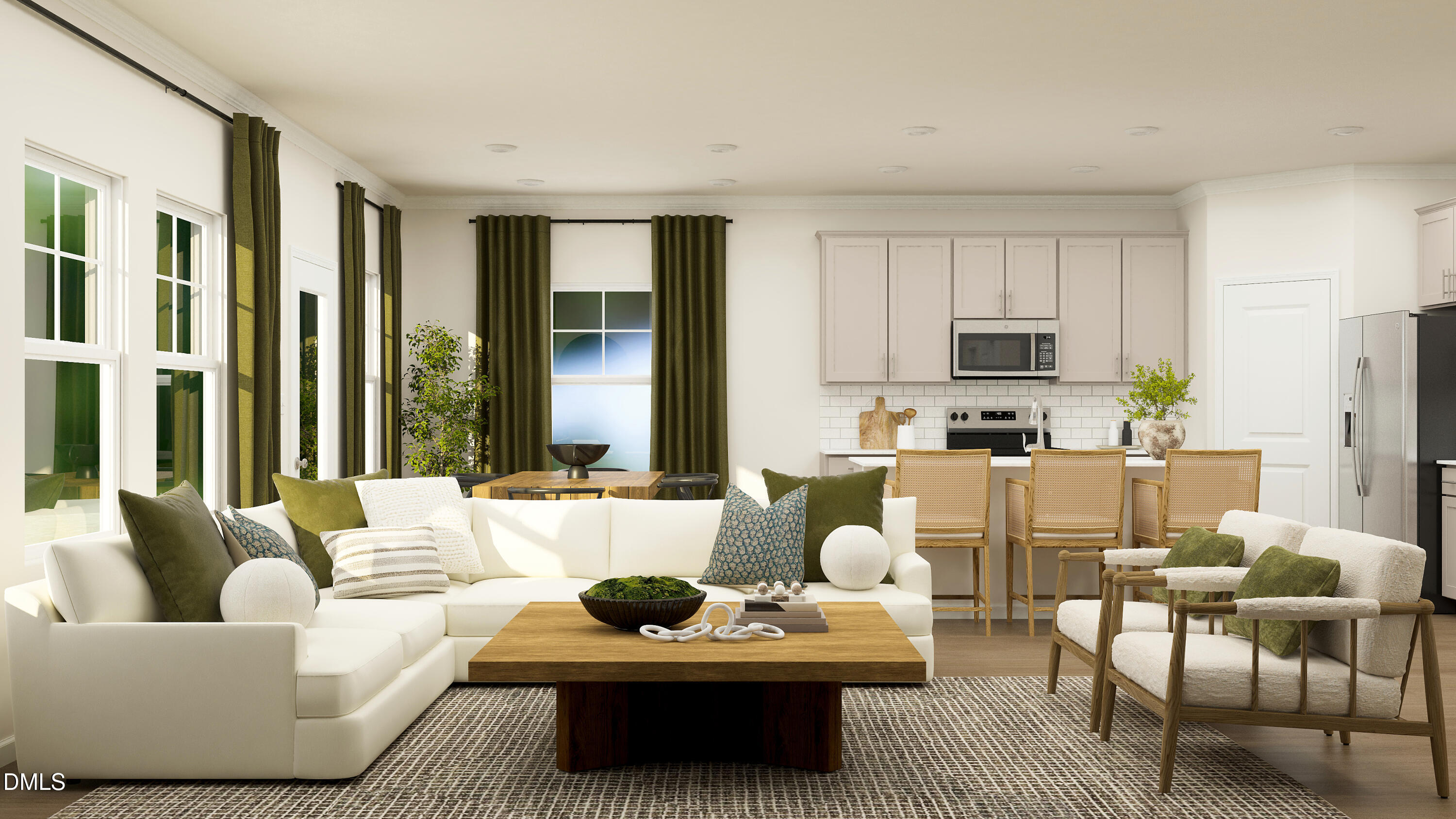 5826 Millstone Way Sims, NC 27880 - Photo 5 of 23 a living room with furniture fireplace and a window