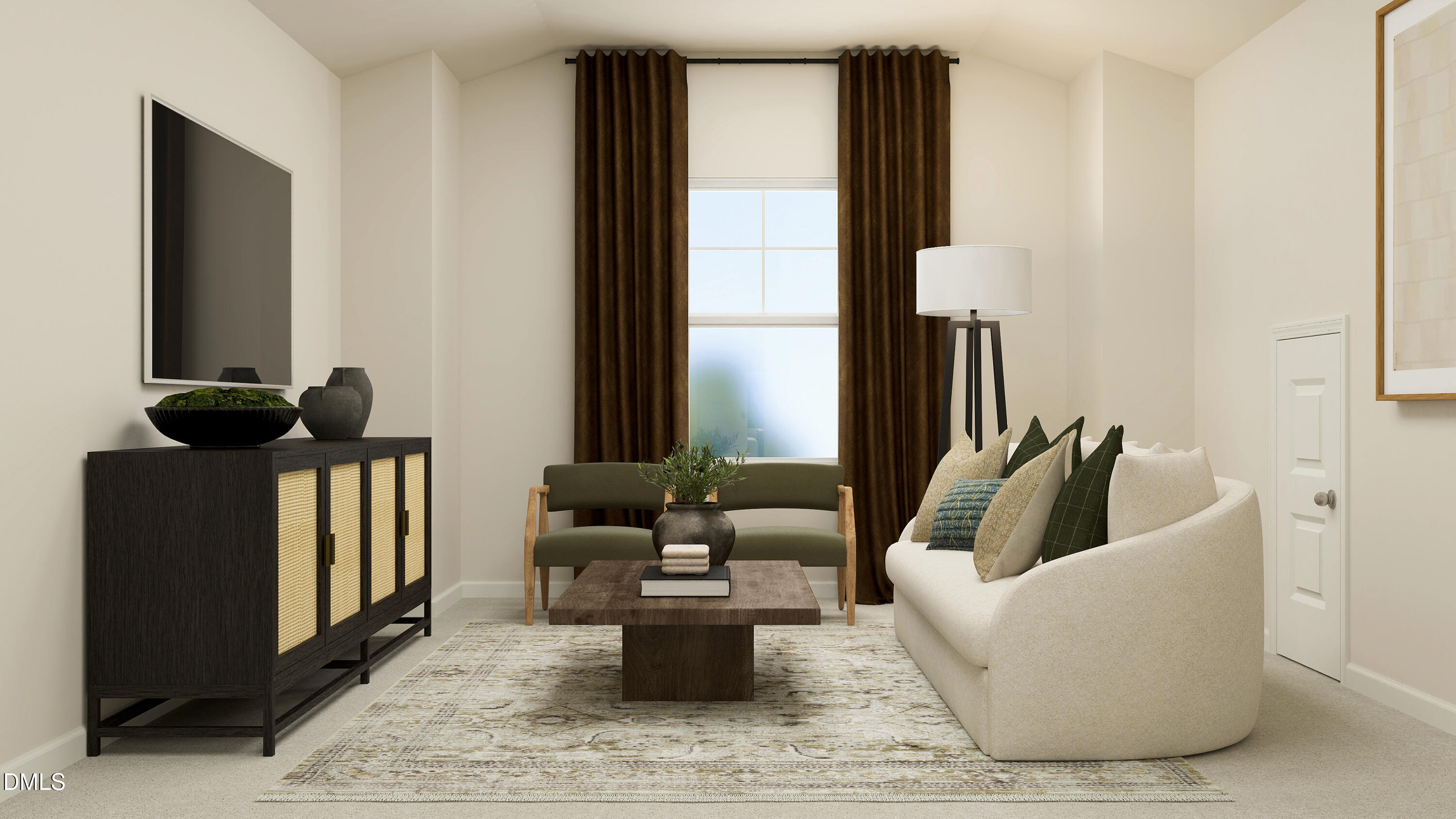 5826 Millstone Way Sims, NC 27880 - Photo 8 of 23 a living room with furniture and a flat screen tv