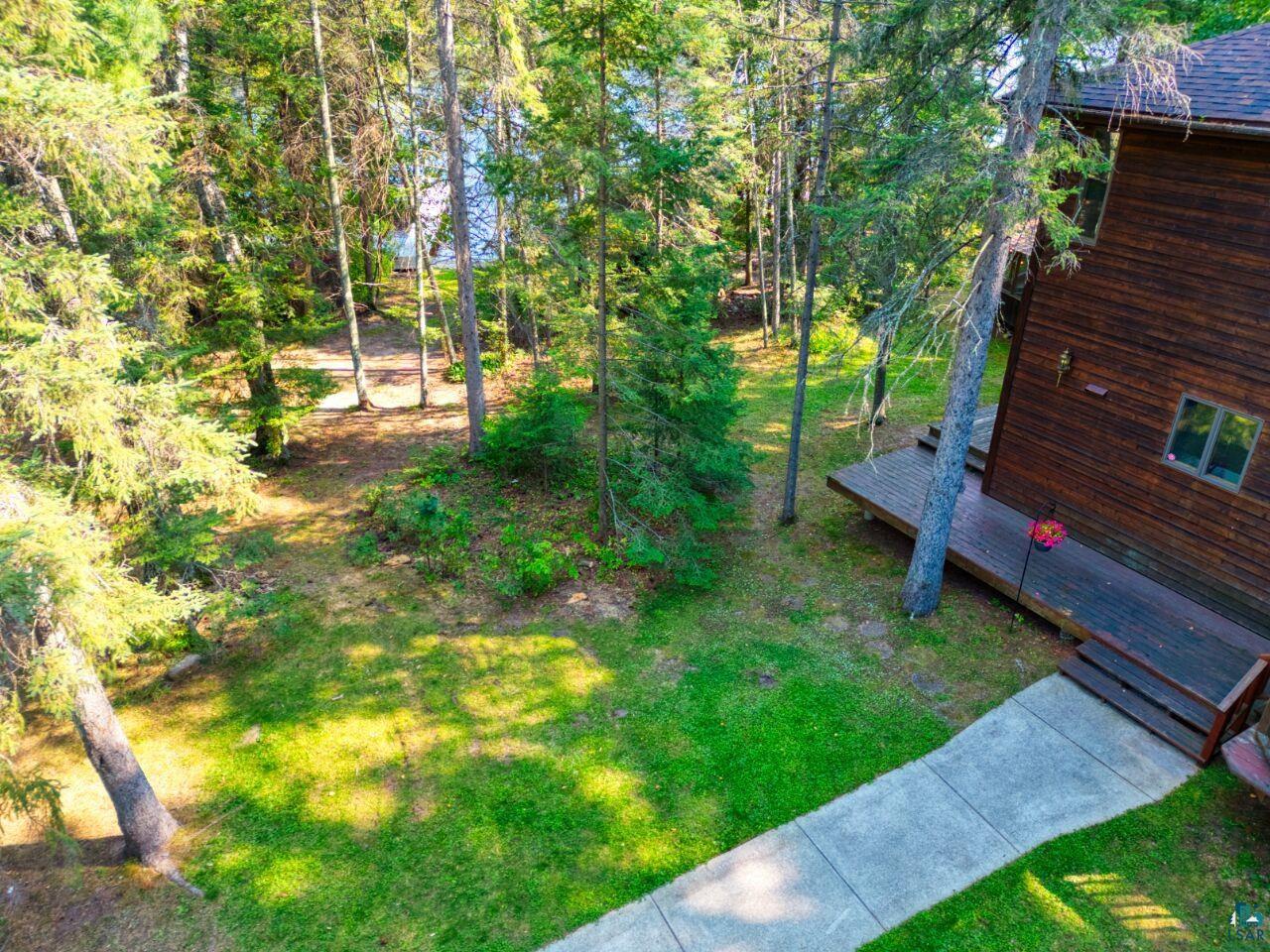 6312 Juniper Lane Gilbert, MN 55741 - Photo 38 of 50 View of yard featuring a deck