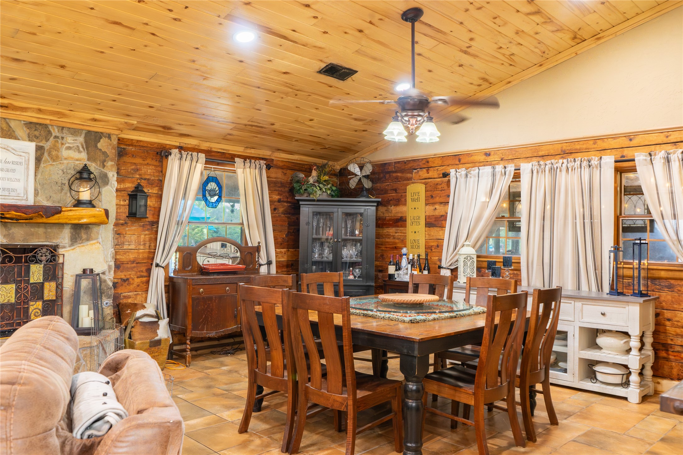 23888 Laneview Road Hempstead, TX 77445 - Photo 10 of 39 a view of a dining room with furniture window and outside view