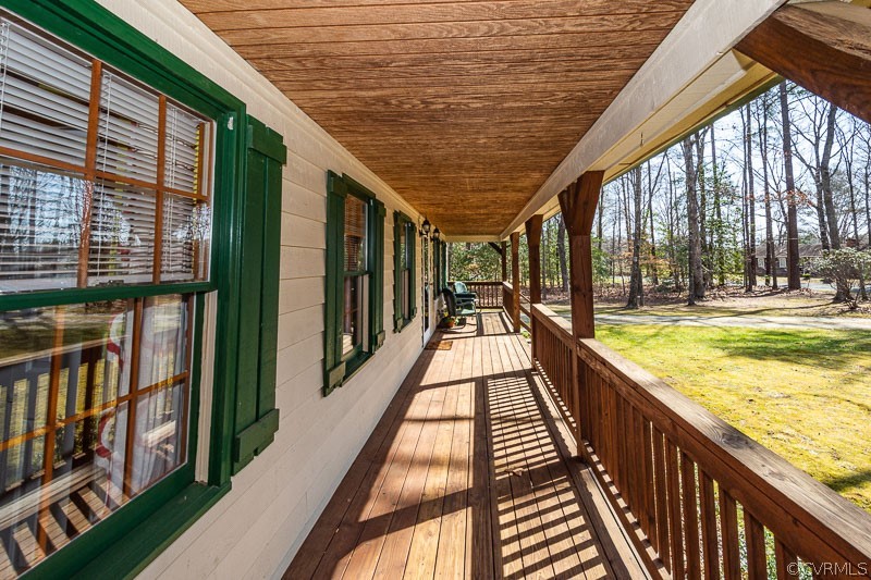 2093 Venter Road Aylett, VA 23009 - Photo 6 of 48 Front porch covers the full length of the house!