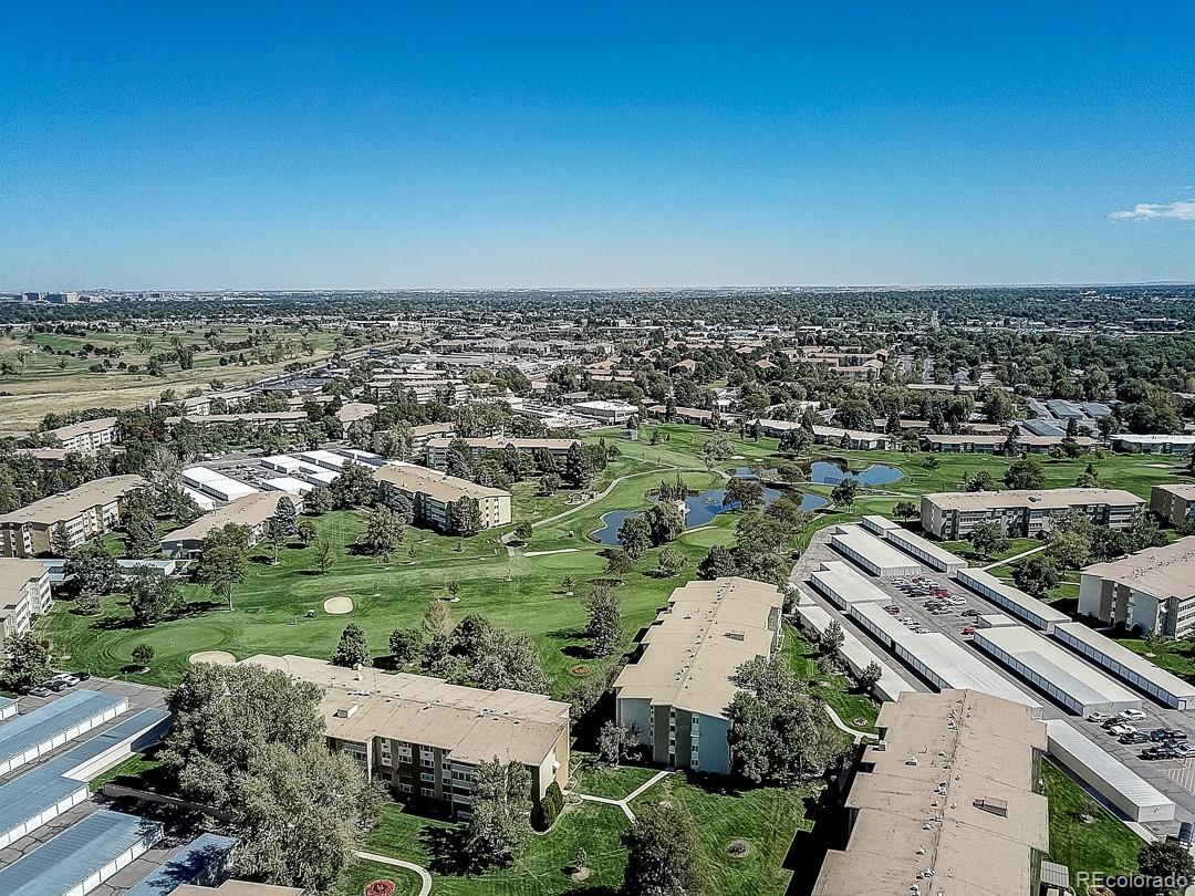 9155 Center Avenue, Unit 9B Denver, CO 80247 - Photo 34 of 35 an aerial view of a city with lots of residential buildings