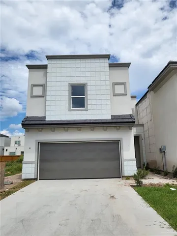 a front view of house