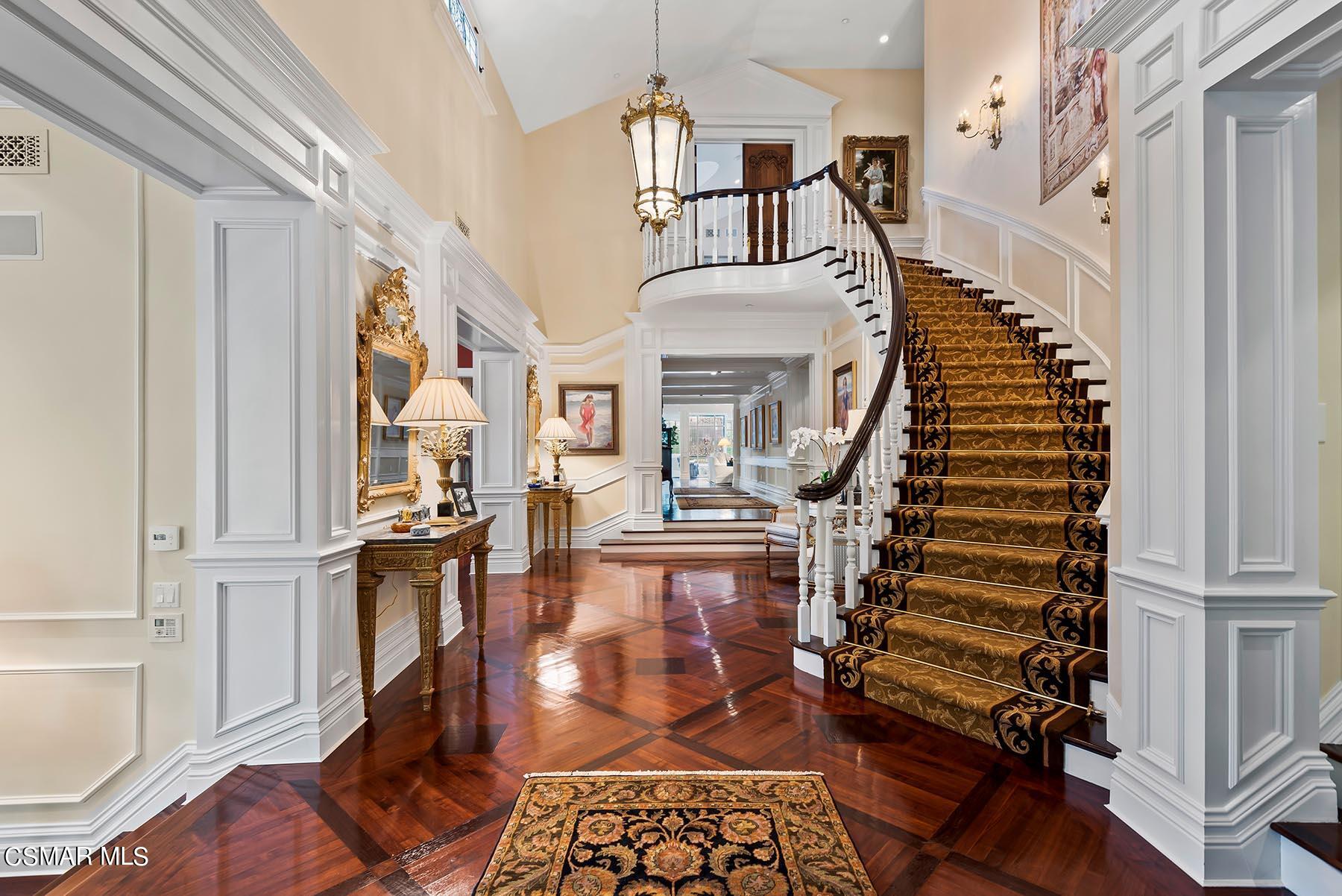 2155 Upper Ranch Road Westlake Village, CA 91362 - Photo 11 of 52 a view of entryway livingroom and hall with wooden floor