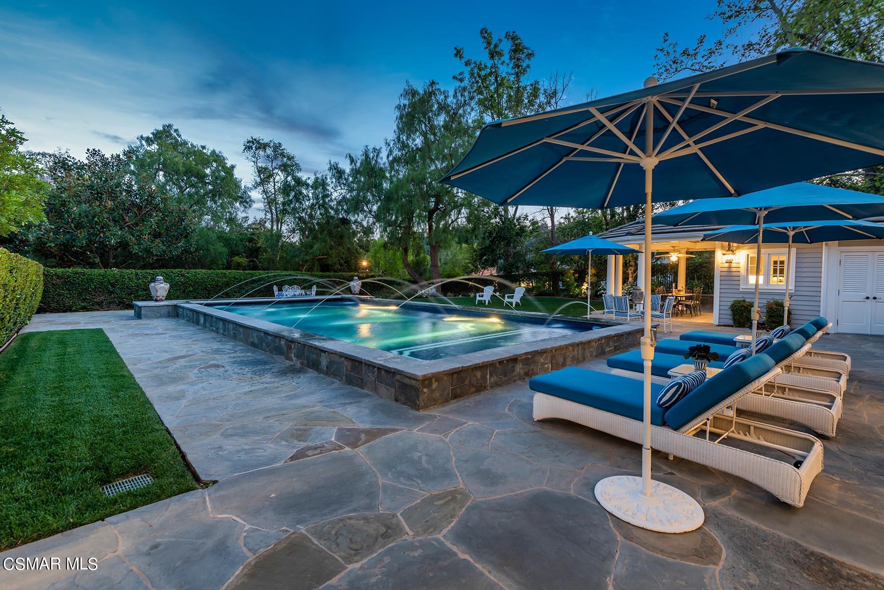 2155 Upper Ranch Road Westlake Village, CA 91362 - Photo 27 of 52 a view of a backyard with sitting area