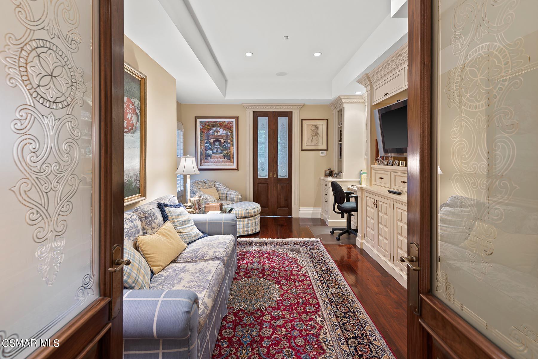 2155 Upper Ranch Road Westlake Village, CA 91362 - Photo 33 of 52 a living room with furniture and a rug