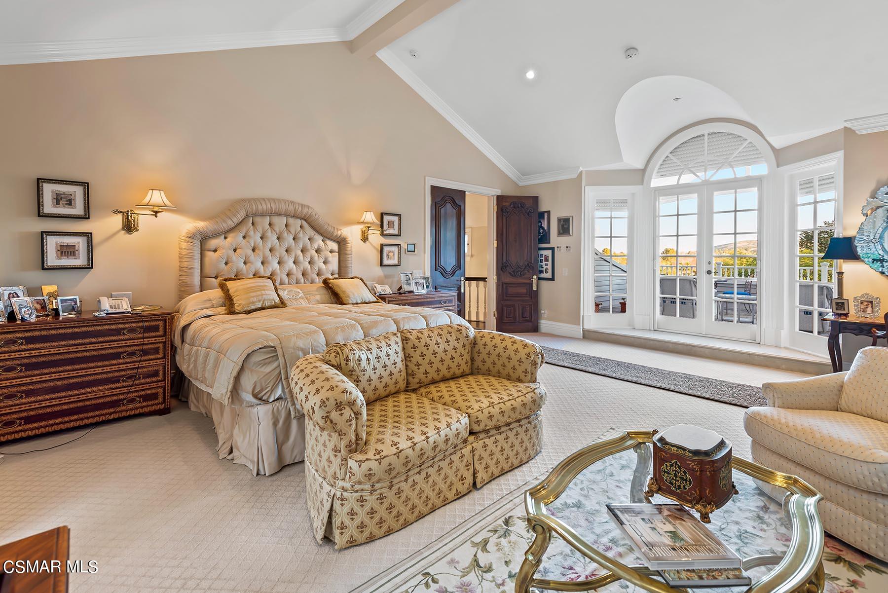 2155 Upper Ranch Road Westlake Village, CA 91362 - Photo 36 of 52 a bedroom with furniture and a large window