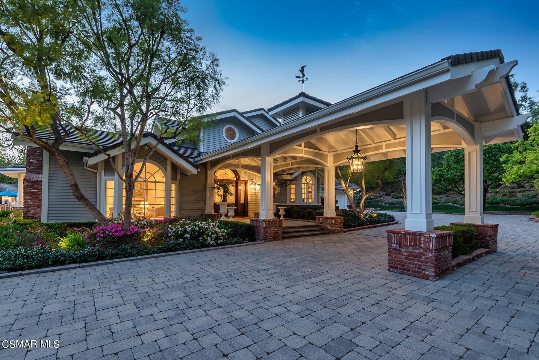 2155 Upper Ranch Road Westlake Village, CA 91362 - Photo 52 of 52 a view of a house with sitting area and garden