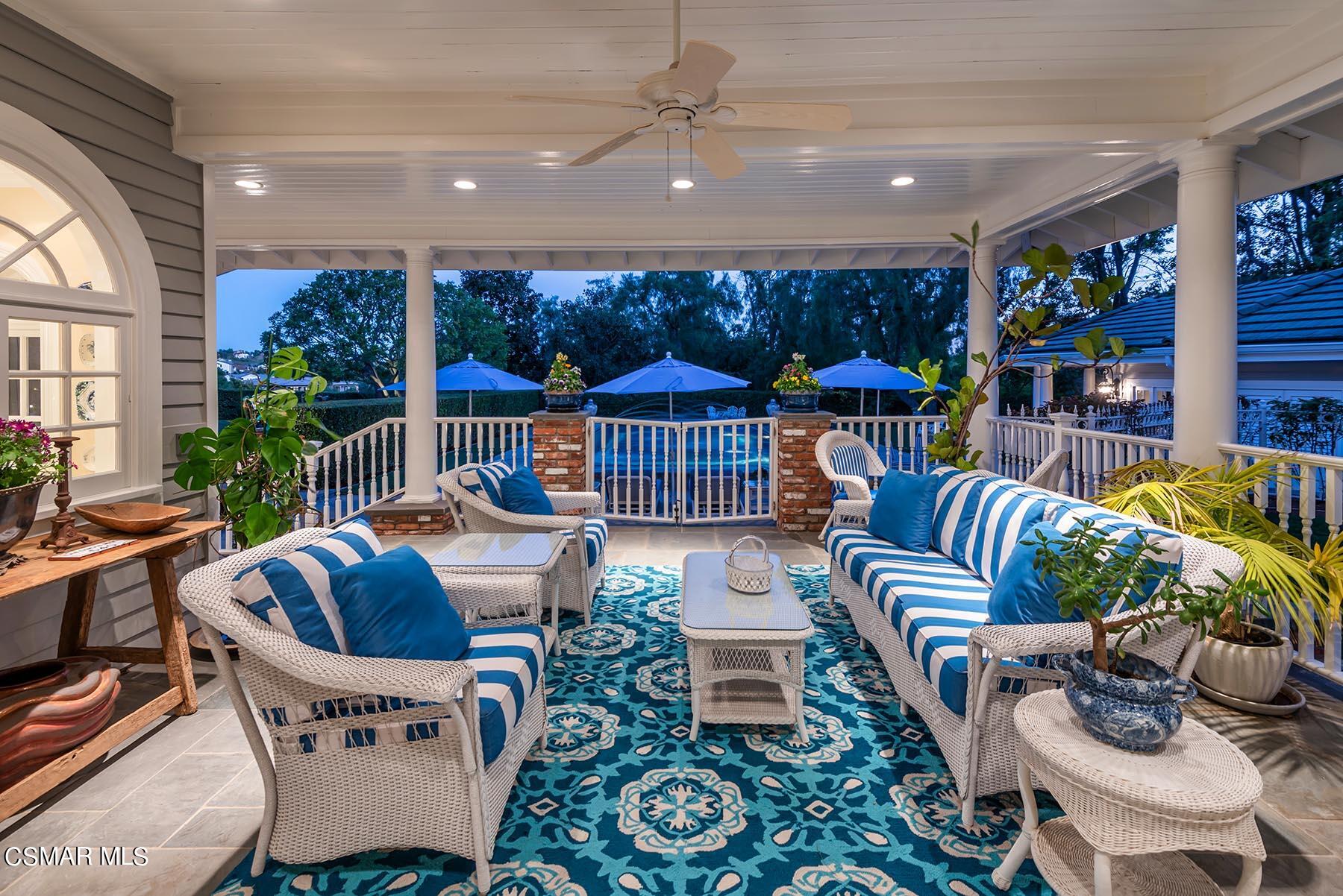 2155 Upper Ranch Road Westlake Village, CA 91362 - Photo 9 of 52 a outdoor living space with furniture potted plant and a rug