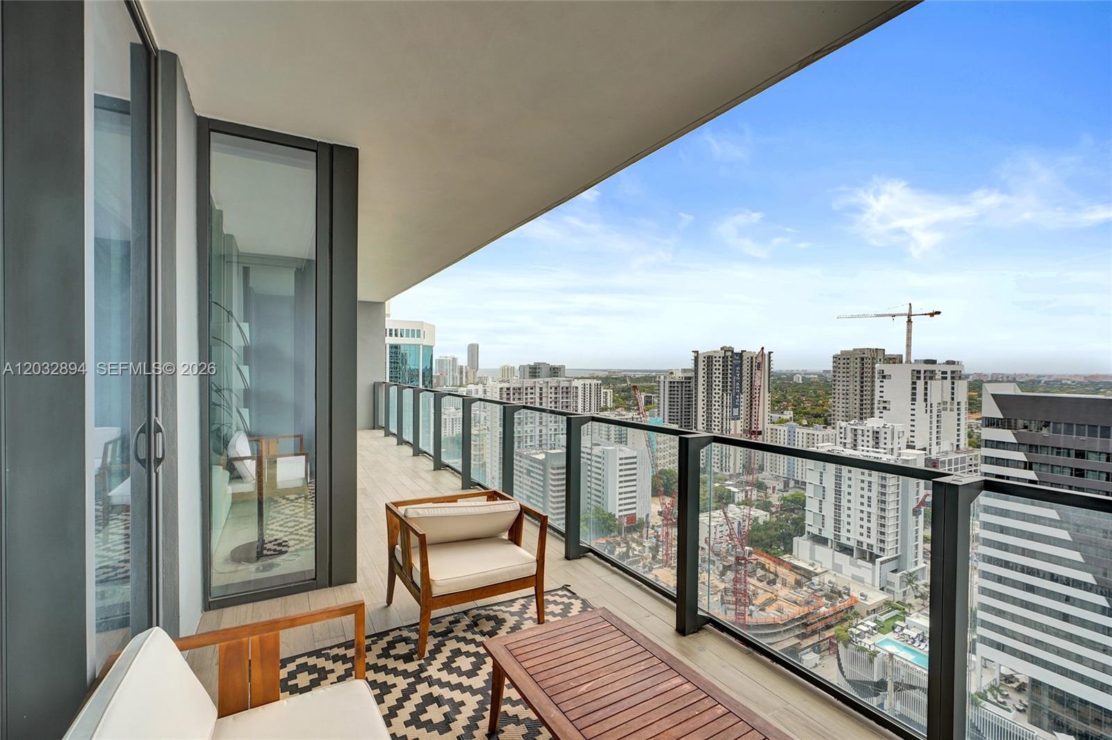 88 Southwest 7th Street, Unit 2210 Miami, FL 33130 - Photo 1 of 24 Private balcony with open city views from Rise at Brickell City Centre.