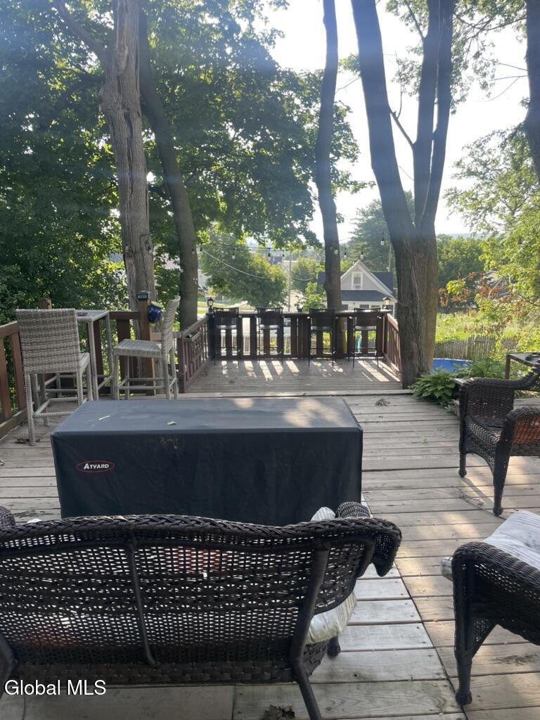 2407 Lenox Road Schenectady, NY 12308 - Photo 23 of 33 Backyard Top Deck
