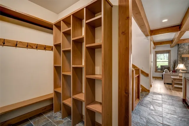 a view of walk in closet