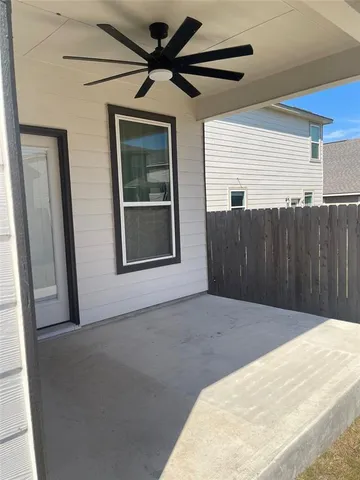 a view of a house with a patio