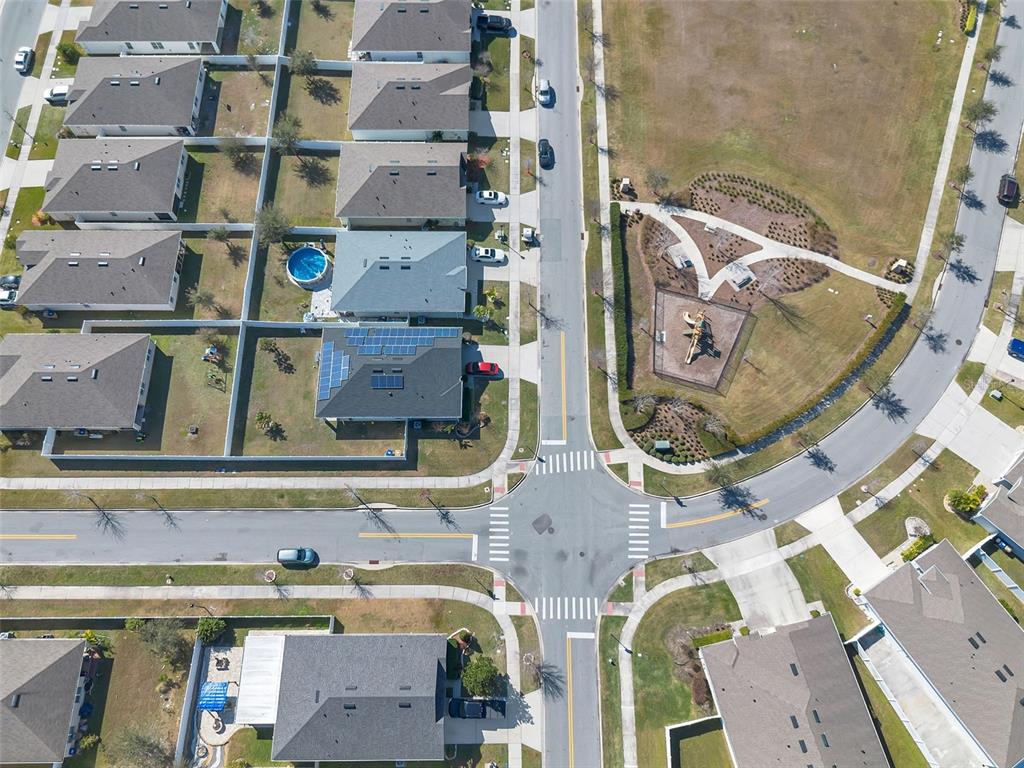 1828 Partin Terrace Road Kissimmee, FL 34744 - Photo 37 of 47 an aerial view of residential house with outdoor space and parking