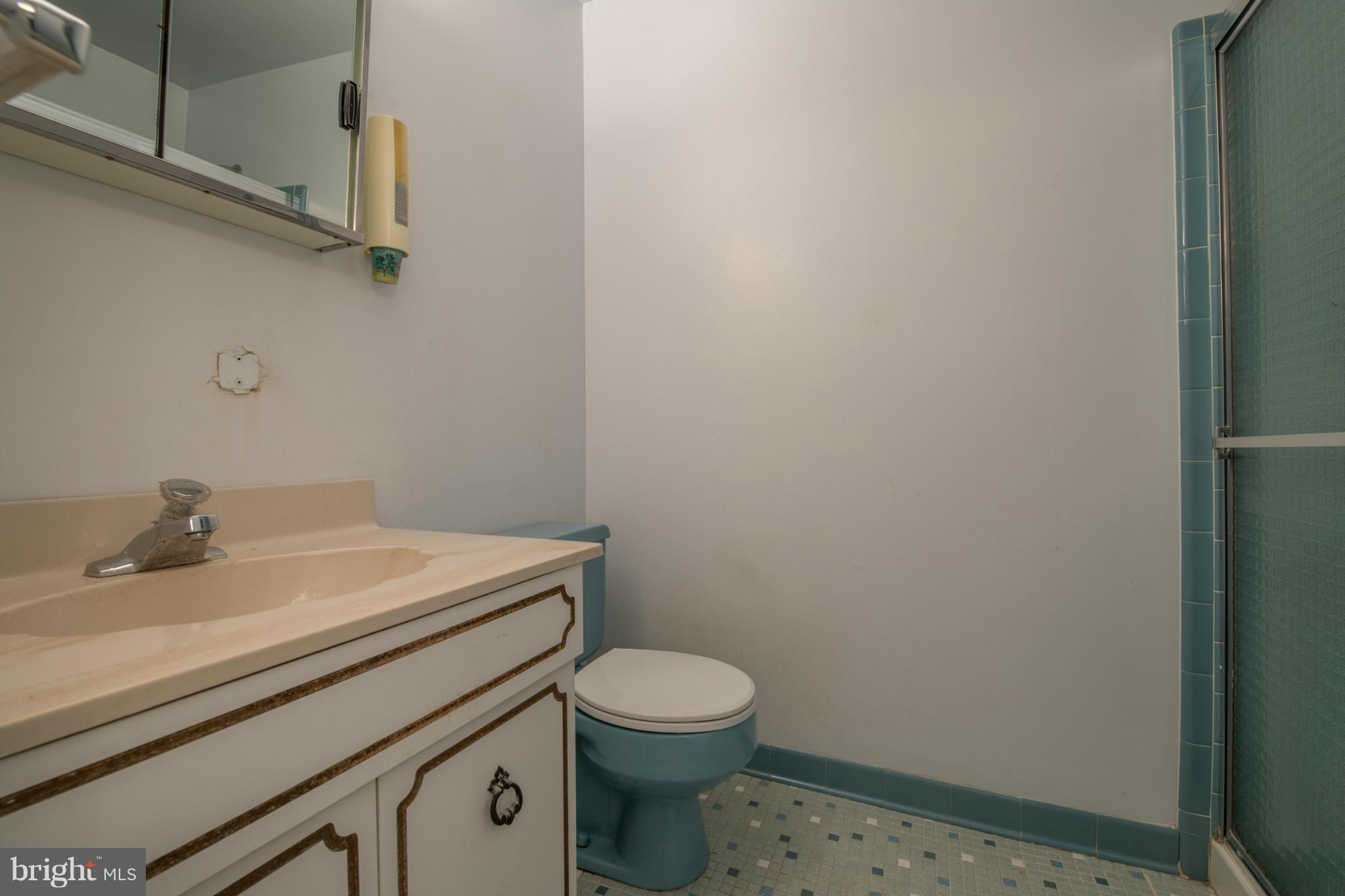 9215 Setter Place Springfield, VA 22153 - Photo 14 of 23 a bathroom with a sink a toilet and a mirror