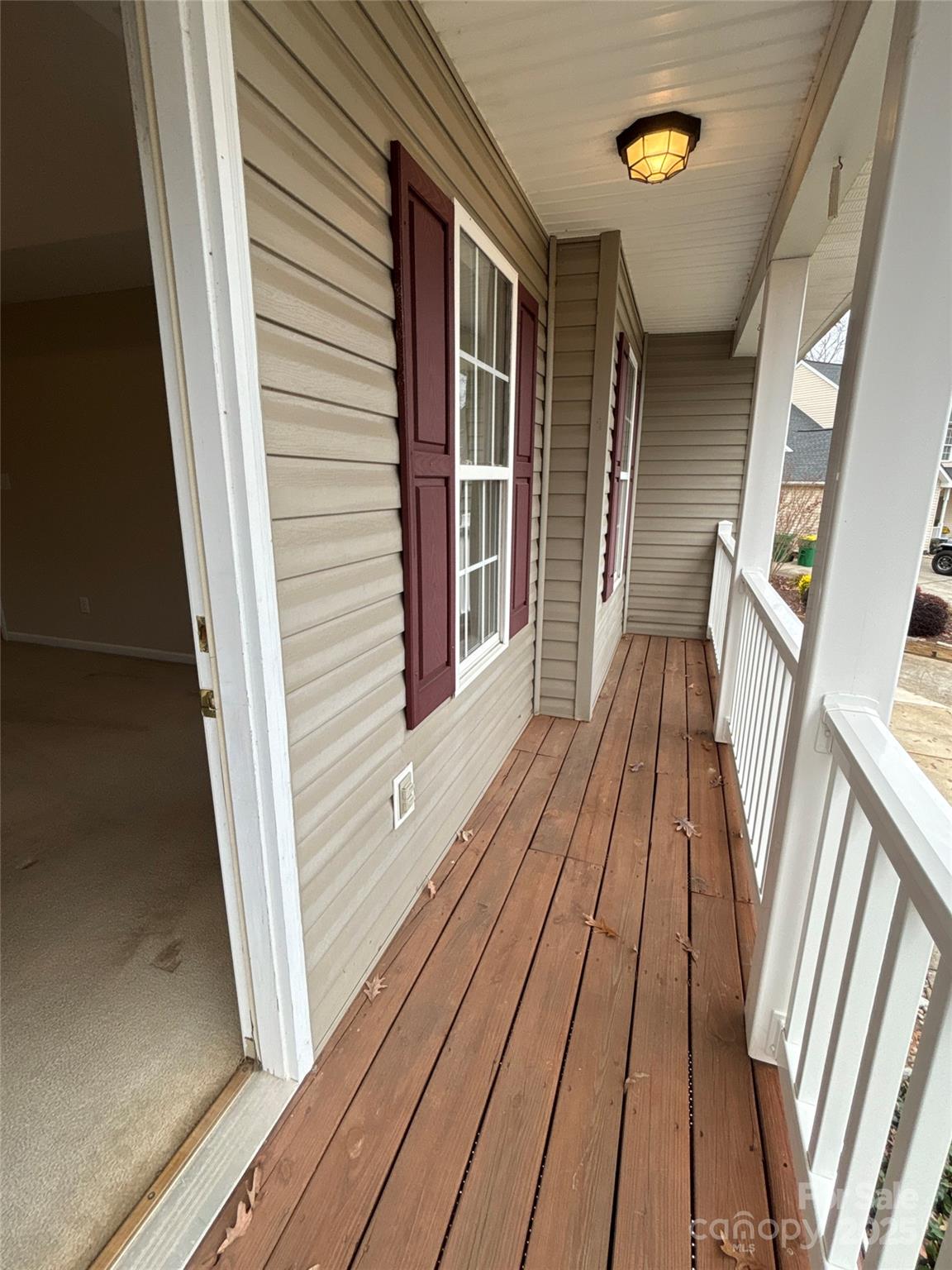 1600 Trotters Ridge Road Stanfield, NC 28163 - Photo 25 of 32 a view of balcony with wooden floor