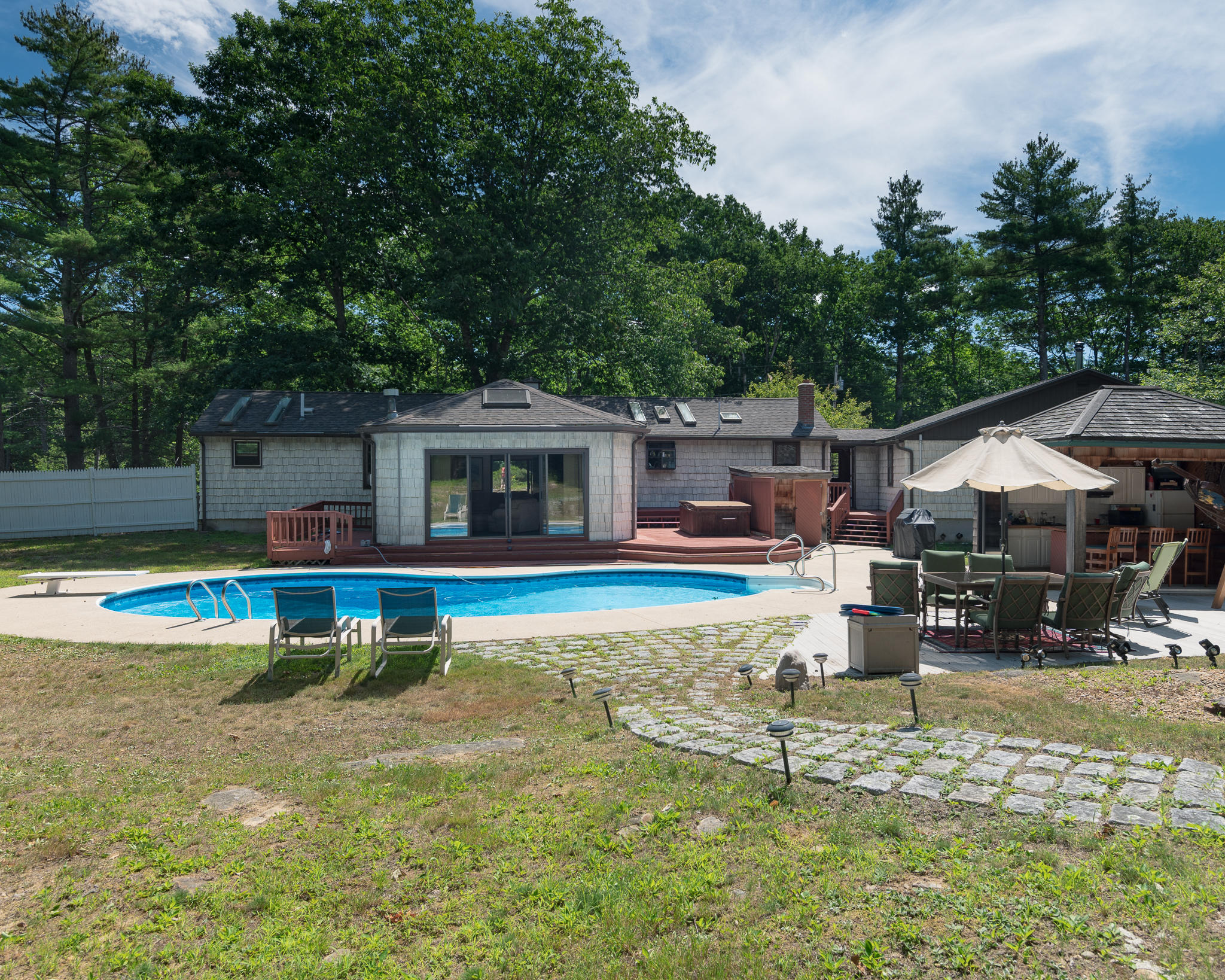 1 Wolf Creek Road York, ME 03902 - Photo 27 of 38 Spacious back yard