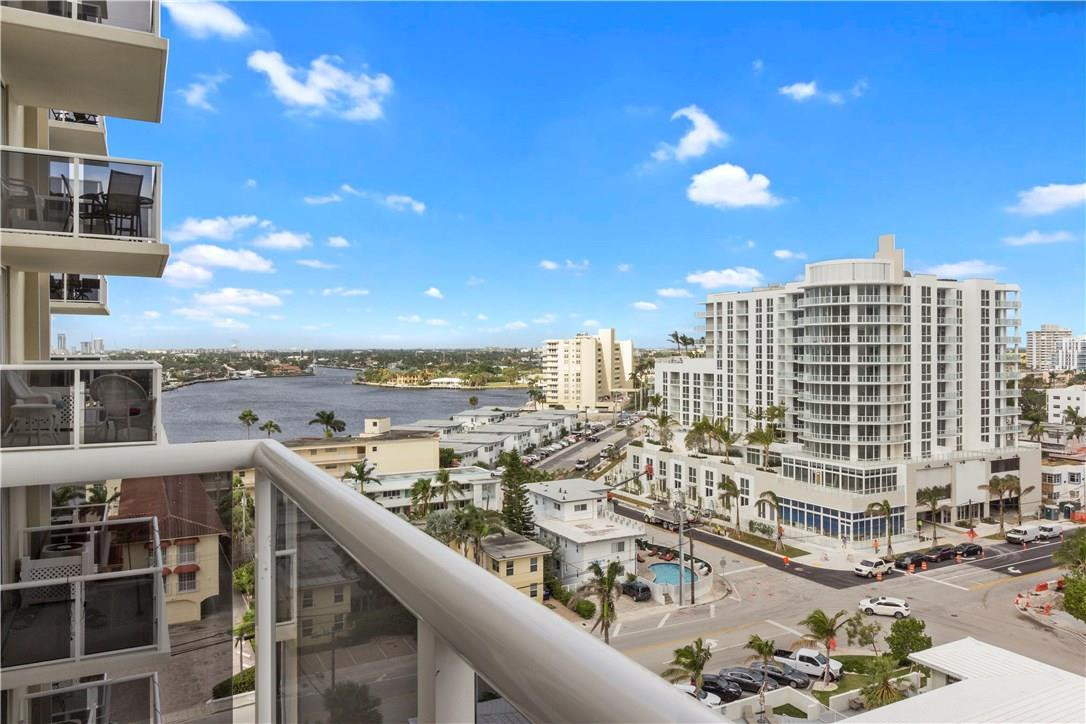 336 North Birch Road, Unit 10C Fort Lauderdale, FL 33304 - Photo 14 of 24 Balcony View of the Intracoastal