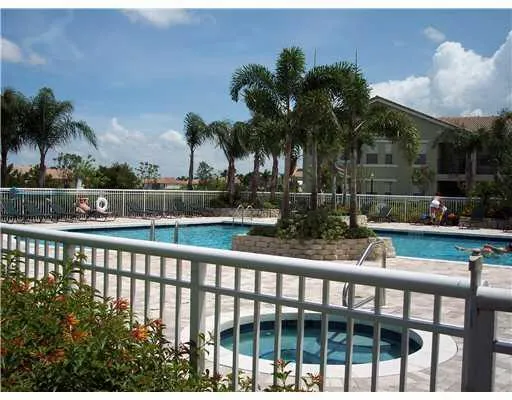 a view of swimming pool with lake view