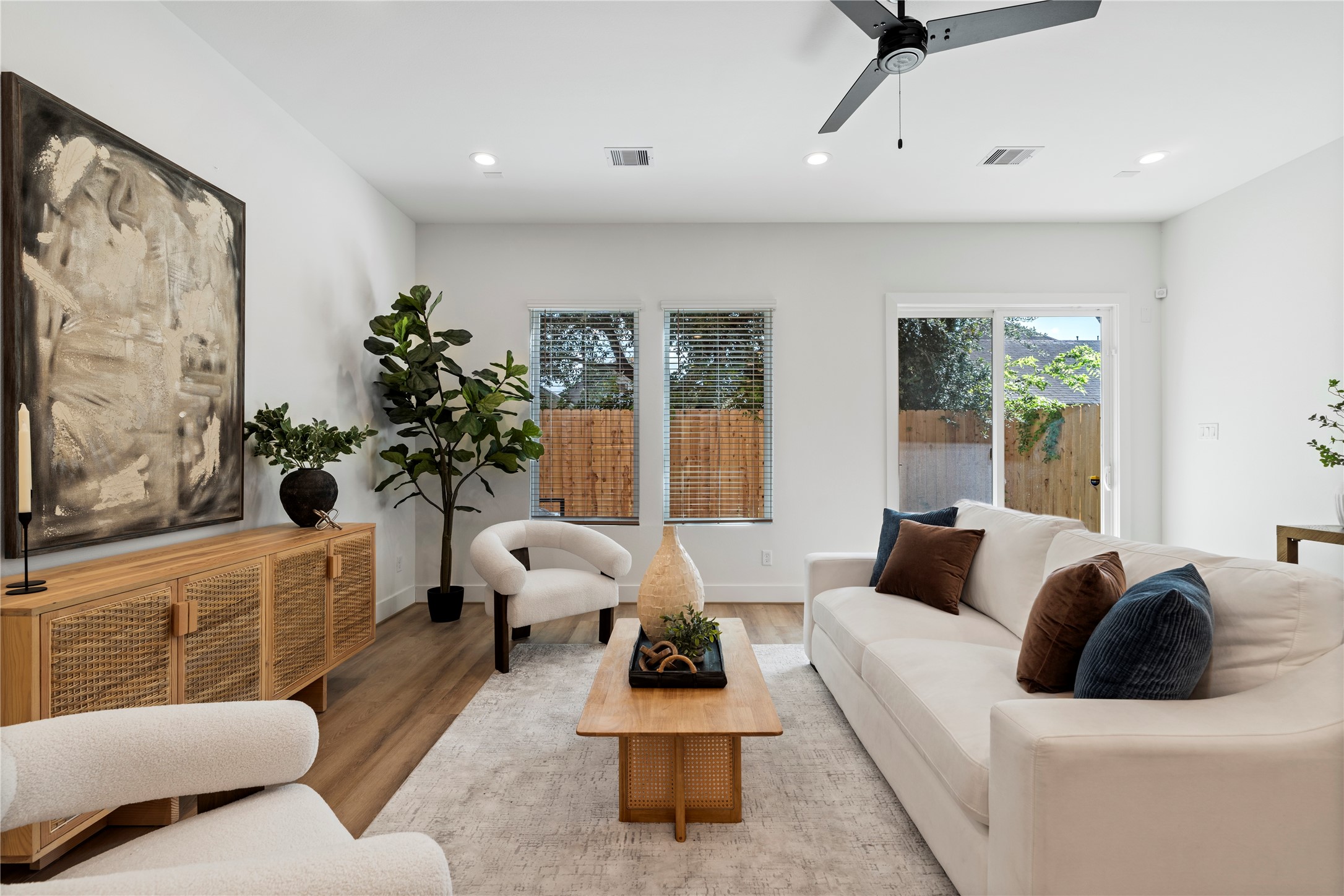 2706 Fox Street Houston, TX 77003 - Photo 13 of 39 a living room with furniture and a large window