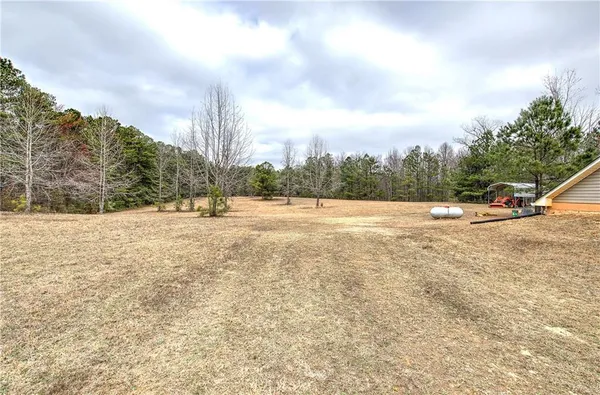 a view of outdoor space with trees