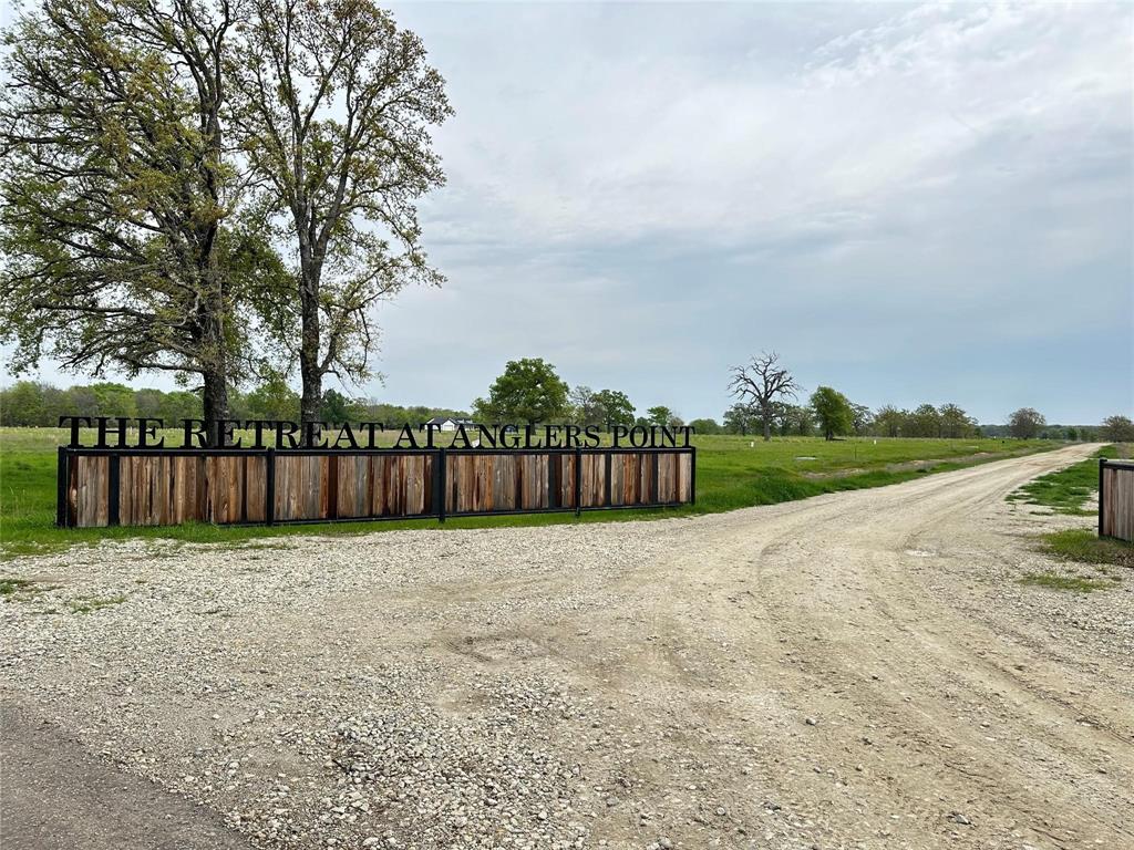 a view of garden with wooden fence