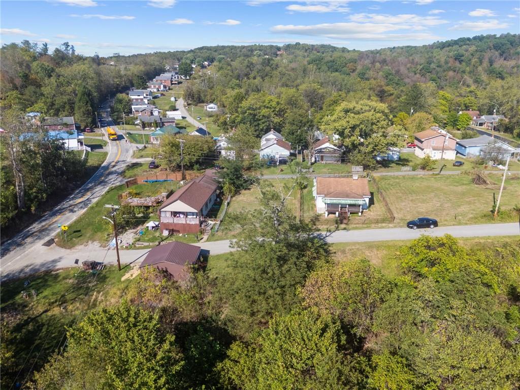 0 Pine Street Clarksville, PA 15322 - Photo 10 of 11 an aerial view of residential houses with outdoor space and lake view