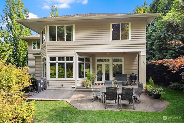a view of a house with patio