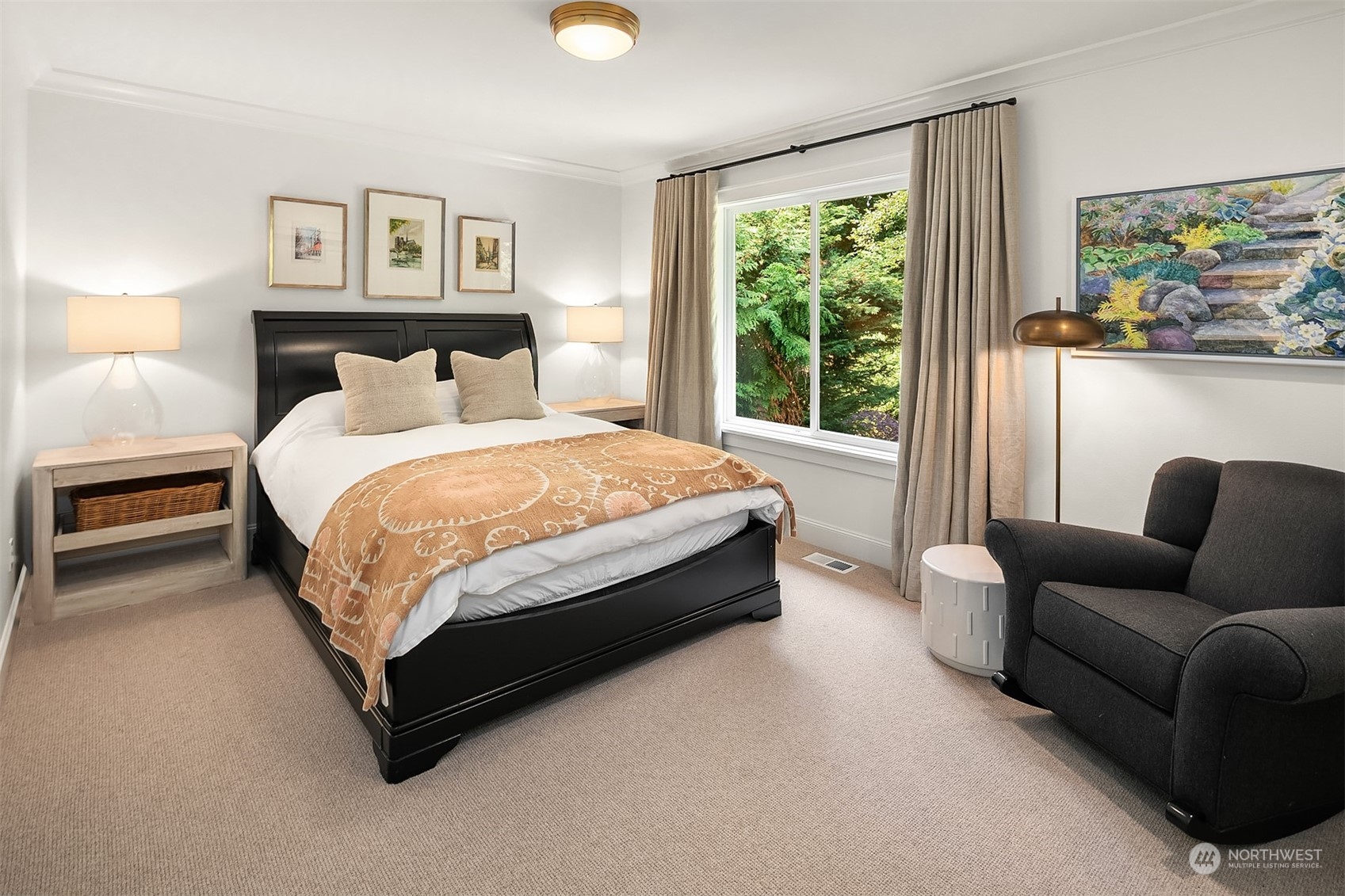 16030 Southeast 48th Drive Bellevue, WA 98006 - Photo 29 of 35 a bed room with a bed and a couch