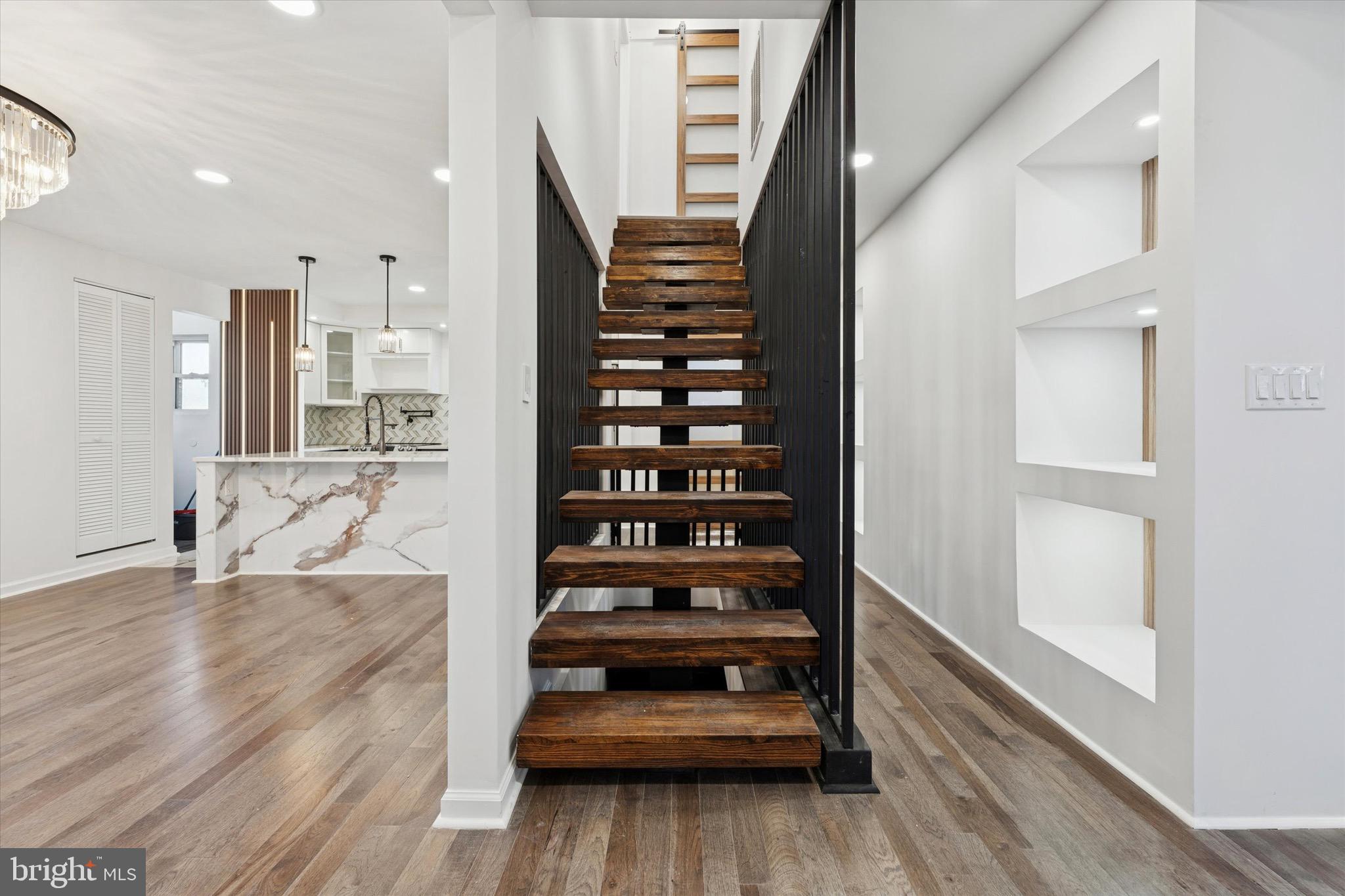 323 Derwyn Road Lansdowne, PA 19050 - Photo 21 of 50 central staircase