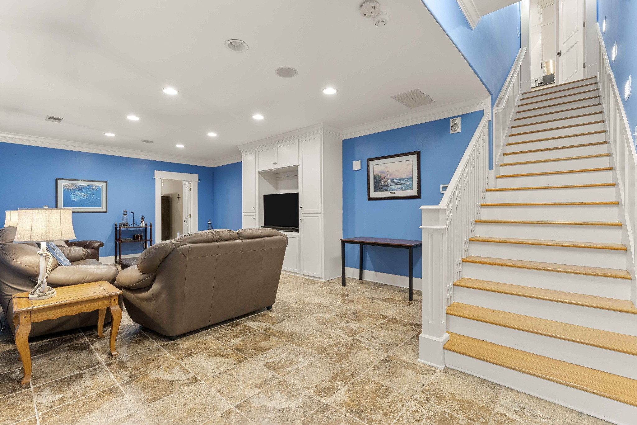 107 Tiffany Court Franklin, TN 37064 - Photo 71 of 98 a living room with furniture and a stairs