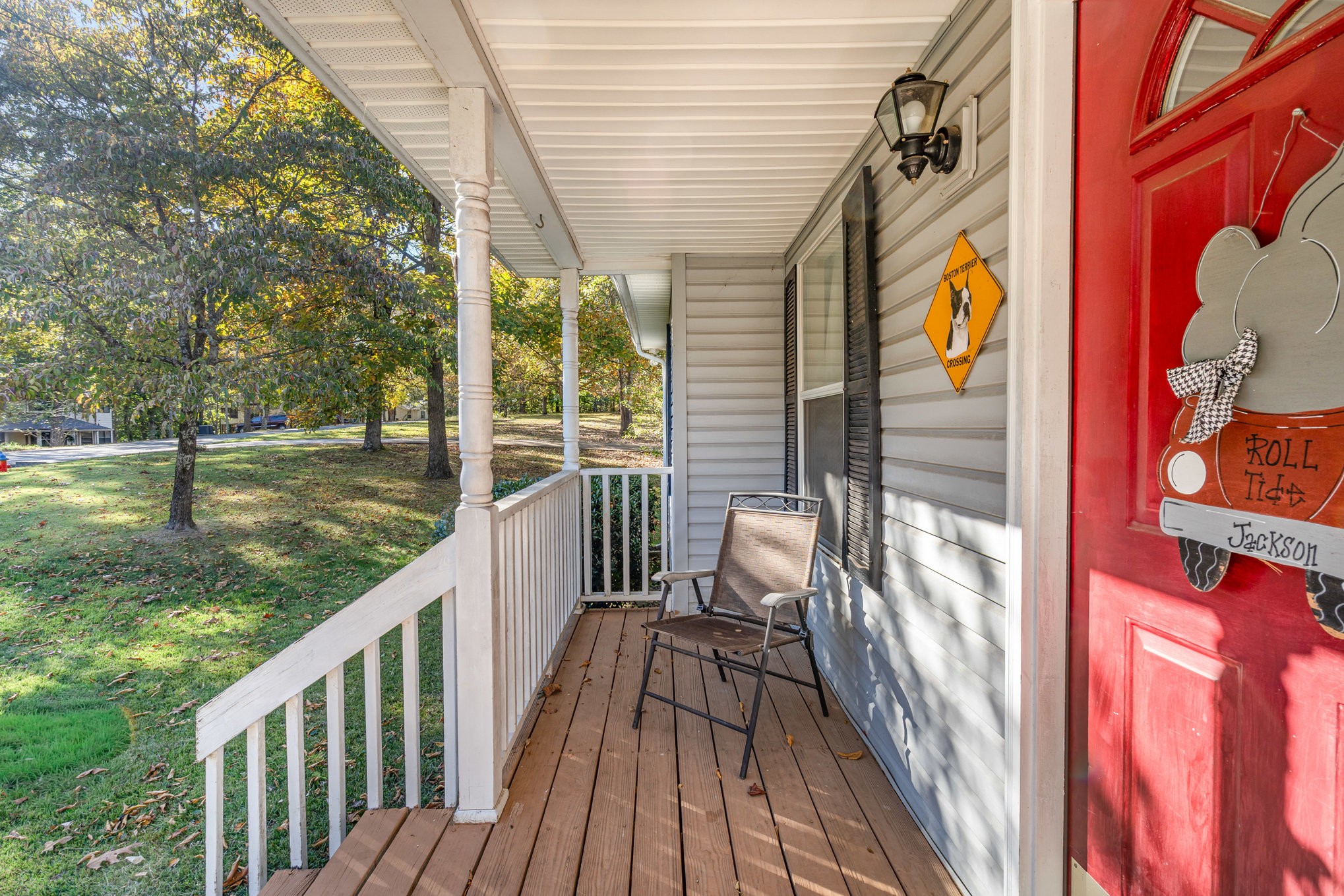 1180 Simms Heights Road Kingston Springs, TN 37082 - Photo 3 of 31 a view of balcony with wooden floor and outdoor seating