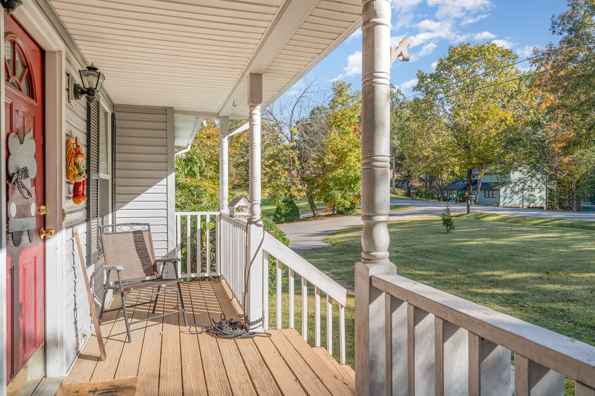1180 Simms Heights Road Kingston Springs, TN 37082 - Photo 4 of 31 a view of a two chairs with the view of the balcony