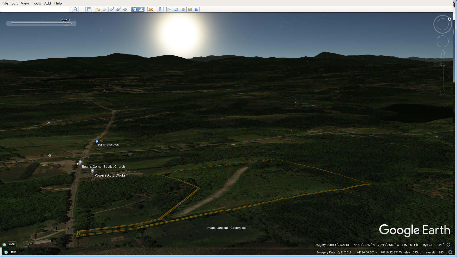 Tbd Chesterville Road Jay, ME 04239 - Photo 17 of 34 Aerial 3 NW sunset