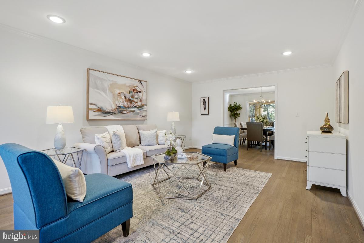 9804 Korman Court Potomac, MD 20854 - Photo 10 of 66 a living room with furniture or couch and a potted plant