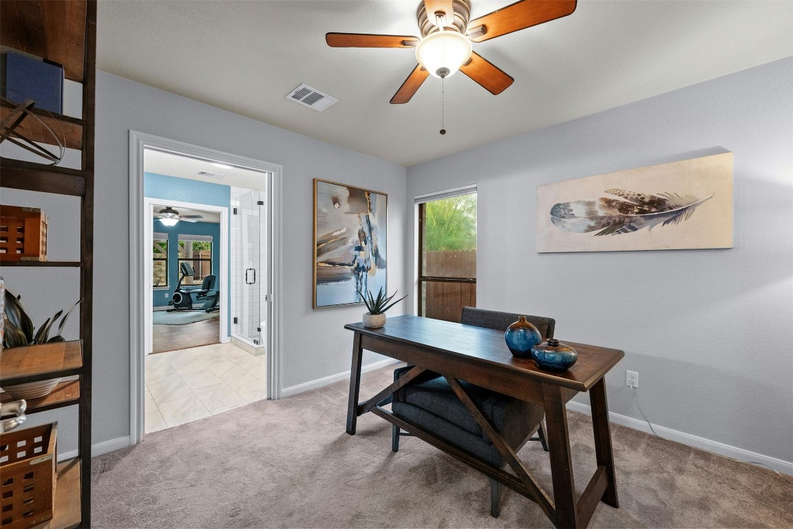 166 Briarpatch Court Austin, TX 78737 - Photo 19 of 40 a workspace with furniture and window
