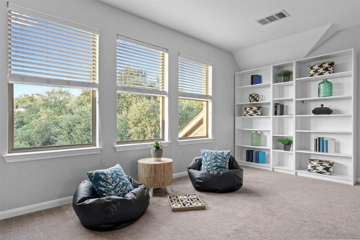 166 Briarpatch Court Austin, TX 78737 - Photo 28 of 40 a living room with furniture and a large window