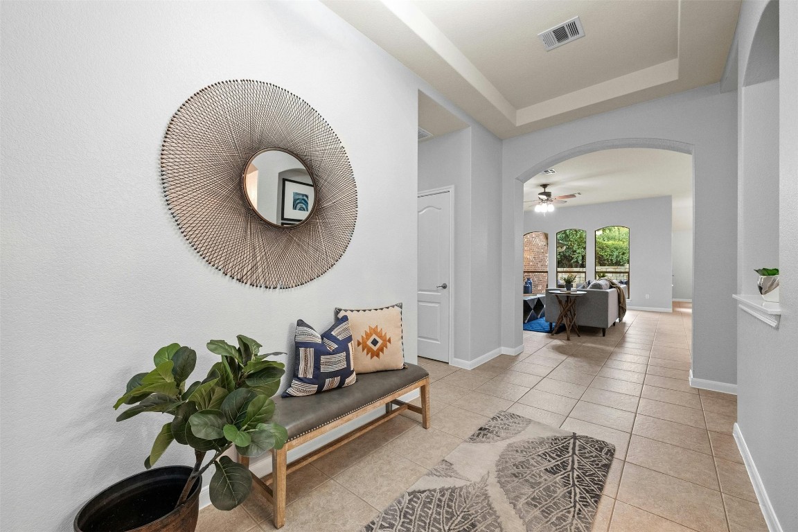 166 Briarpatch Court Austin, TX 78737 - Photo 5 of 40 a living room with furniture and a potted plant