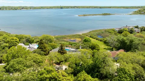 a view of a lake with a lake